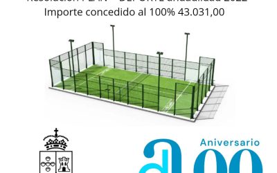 Nueva pista de padel en el polideportivo de Confrides