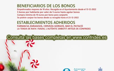 BONO CONSUMO NAVIDAD Confrides / L’Abdet