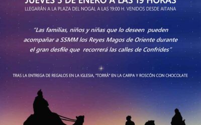 Llegan los Reyes Magos a Confrides