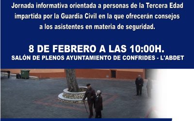 La Guardia Civil impartirá mañana jornadas anti fraude en Confrides – L’Abdet