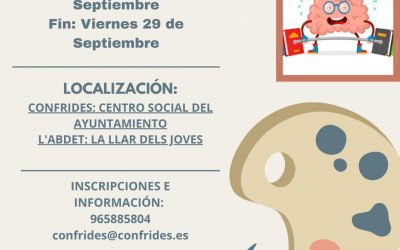 ¡Expresa tu creatividad en Confrides-L’Abdet!