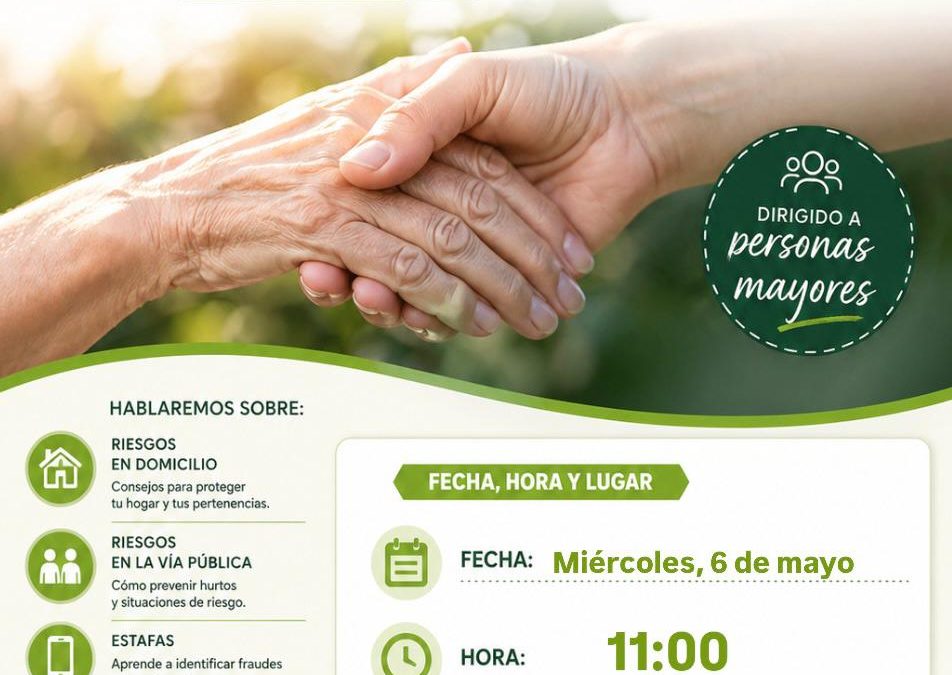 La Guardia Civil impulsa en Confrides – L’Abdet una charla de seguridad dirigida a personas mayores