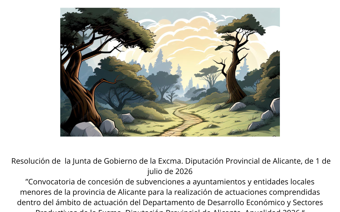 Concedida una subvención de 8.000,00 € por la Diputación de Alicante para la realización de obras de recuperación paisajística en el entorno del Camí Vell de Confrides a Fageca