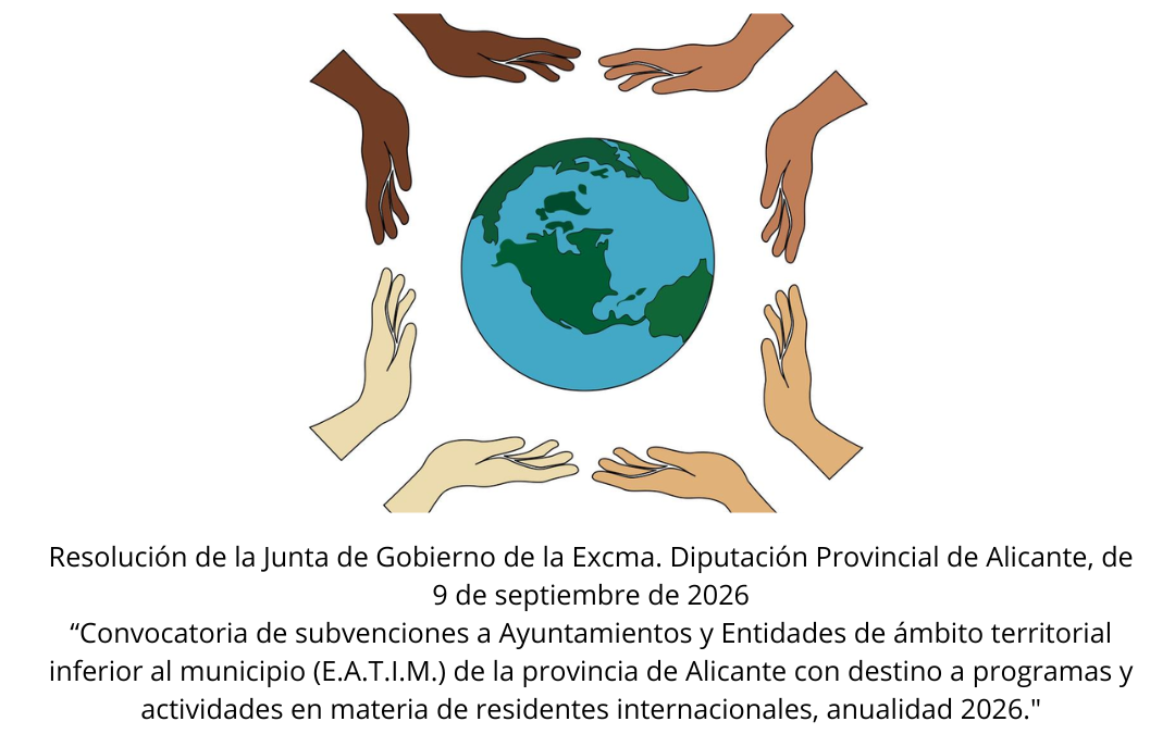 Concedida una subvención de 2.791,36 euros destinada a la realización de jornadas de talleres multiculturales